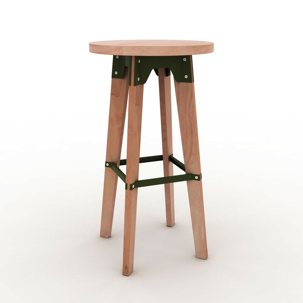 Mesa alta circular Industrial 4.0