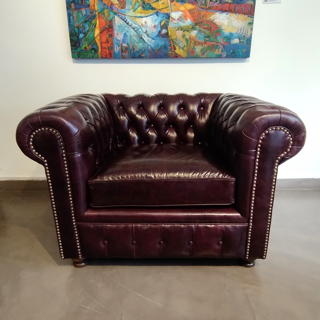 Sillón Chesterfield un cuerpo